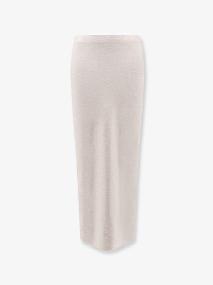 Long viscose blend skirt thumbnail