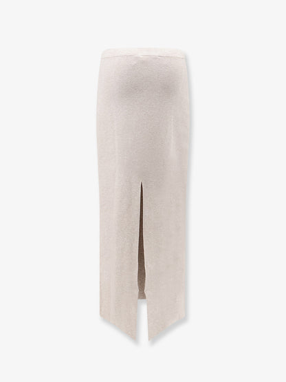 Long viscose blend skirt thumbnail