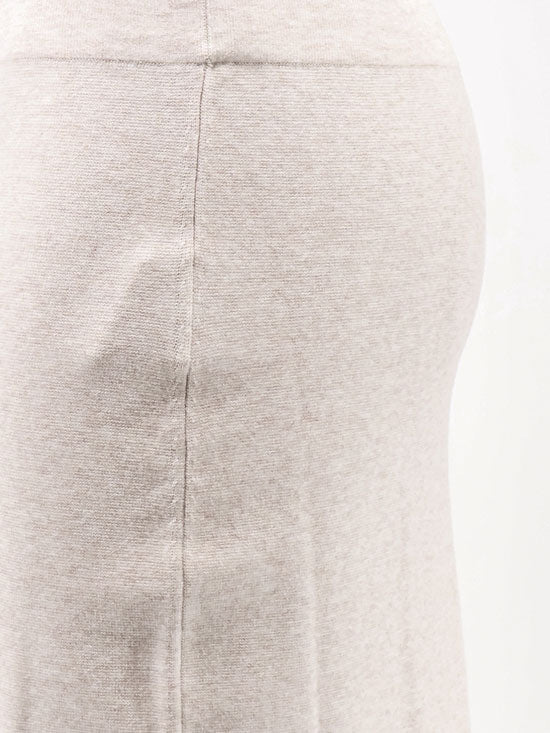 Long viscose blend skirt