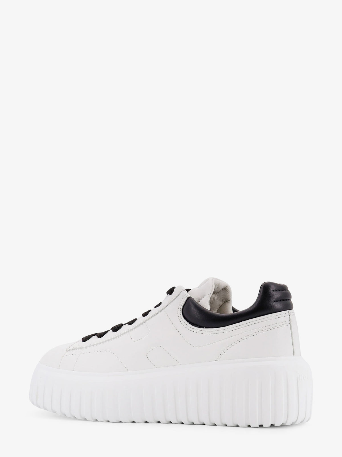 Low-top leather H-stripes sneakers