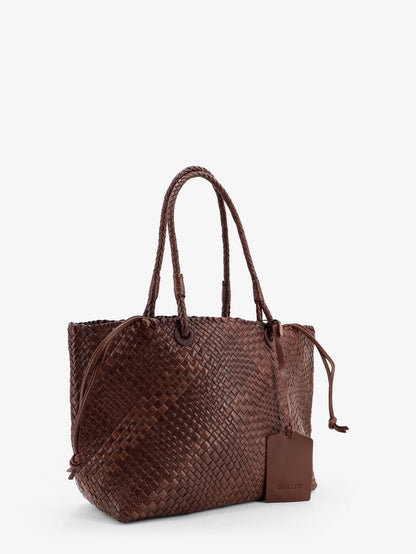Bazika vegetable leather shoulder bag with woven pattern thumbnail