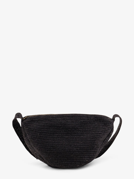 Raffia Clip crossbody bag