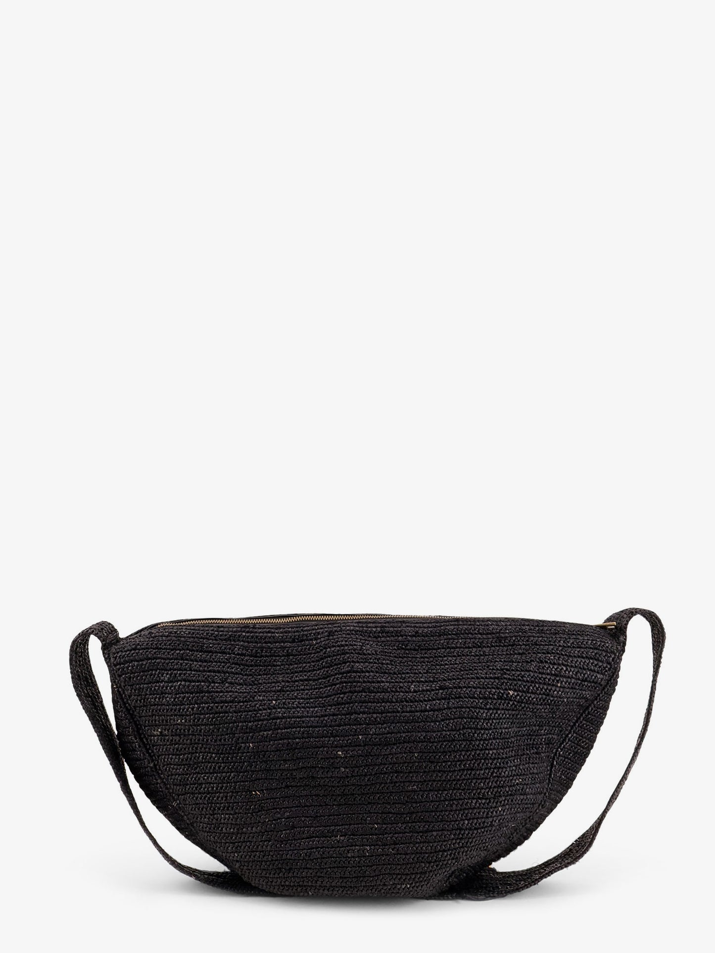 Raffia Clip crossbody bag