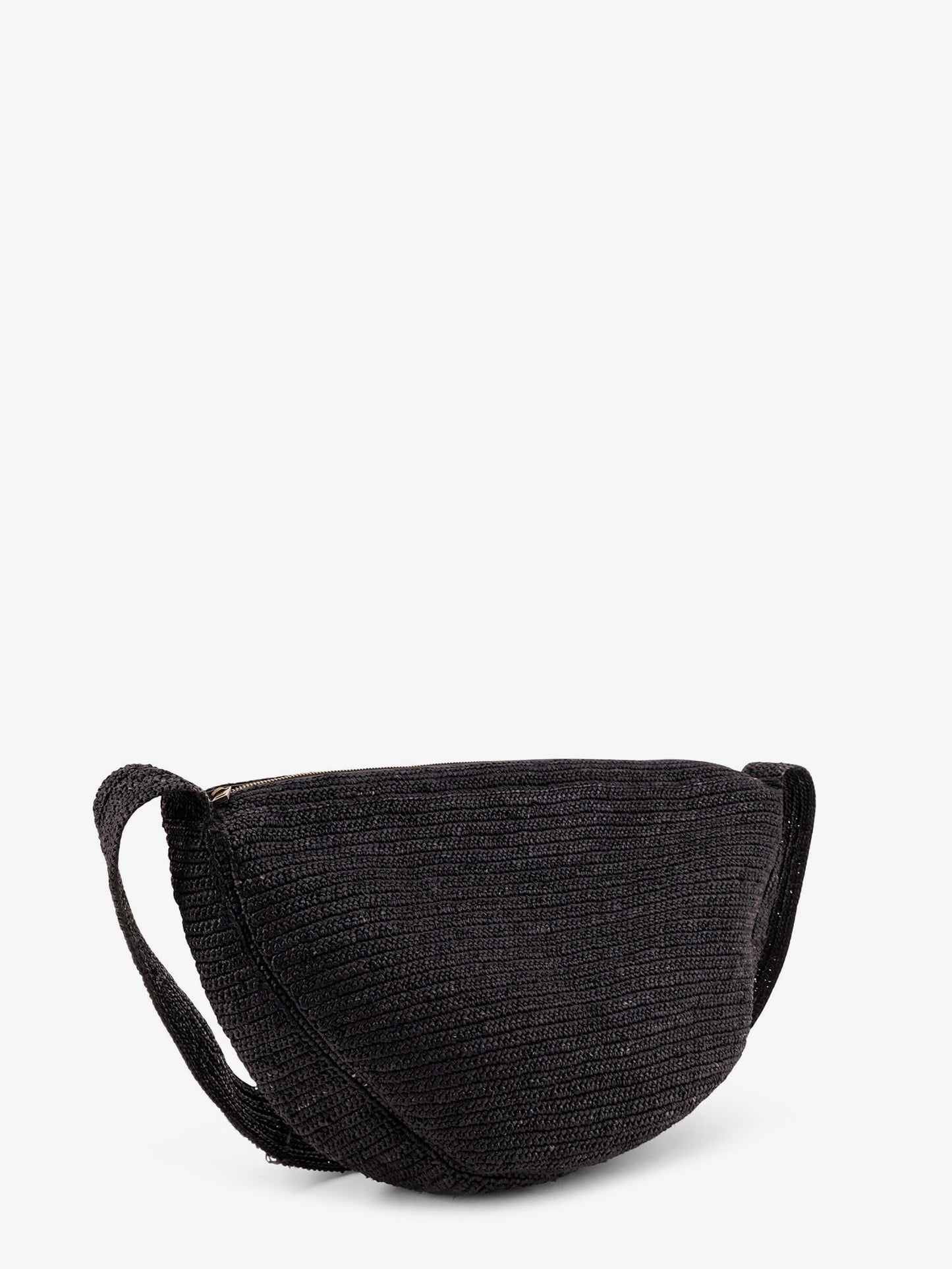 Raffia Clip crossbody bag