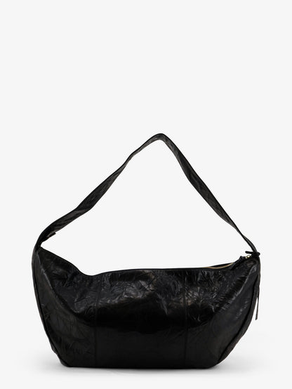 Clip vegetable-tanned leather crossbody bag thumbnail