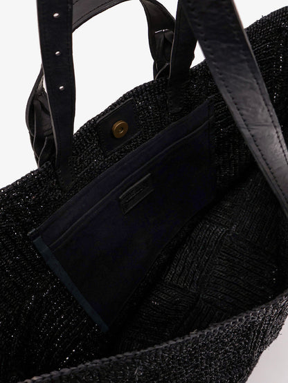 Wild raffia shoulder bag thumbnail