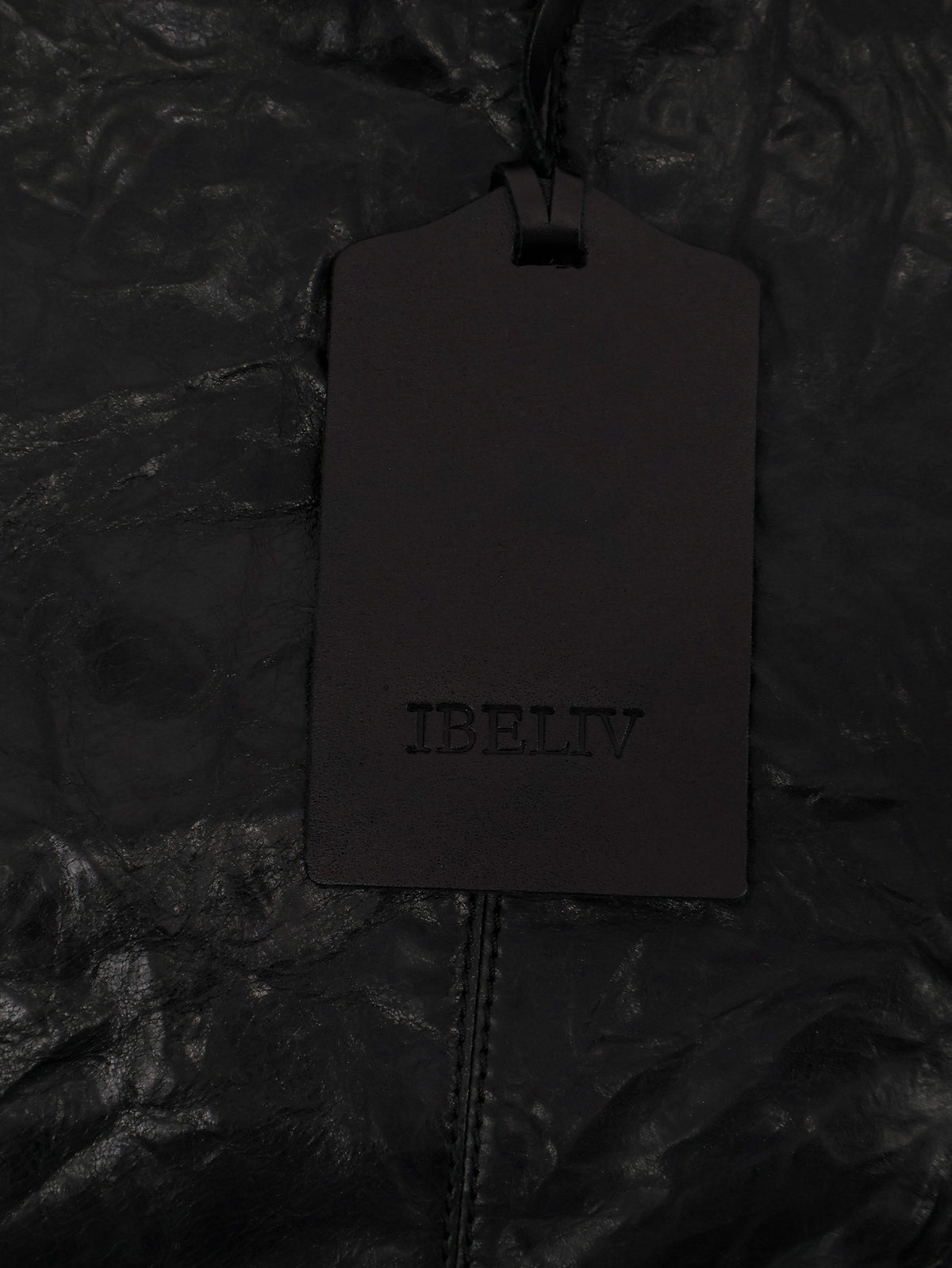 Wild vegetable leather shoulder bag