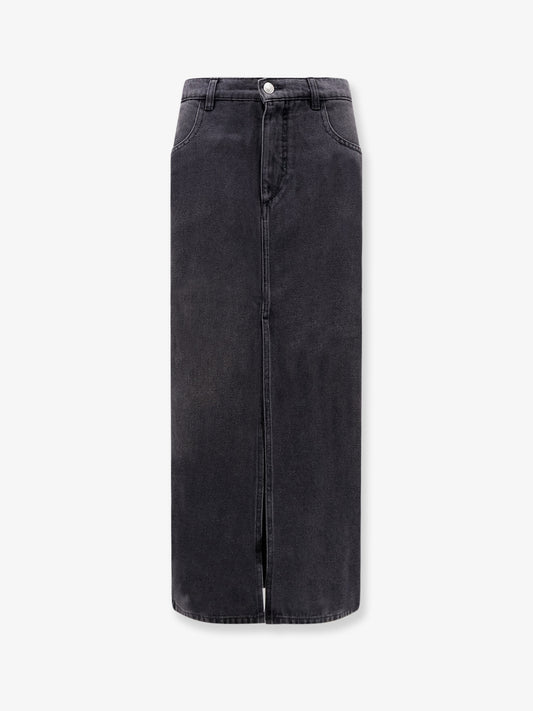 Faharia black denim skirt