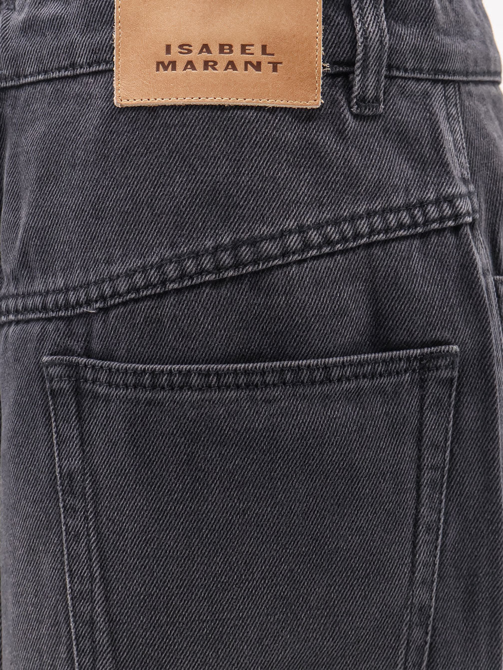 Gonna Faharia in black denim