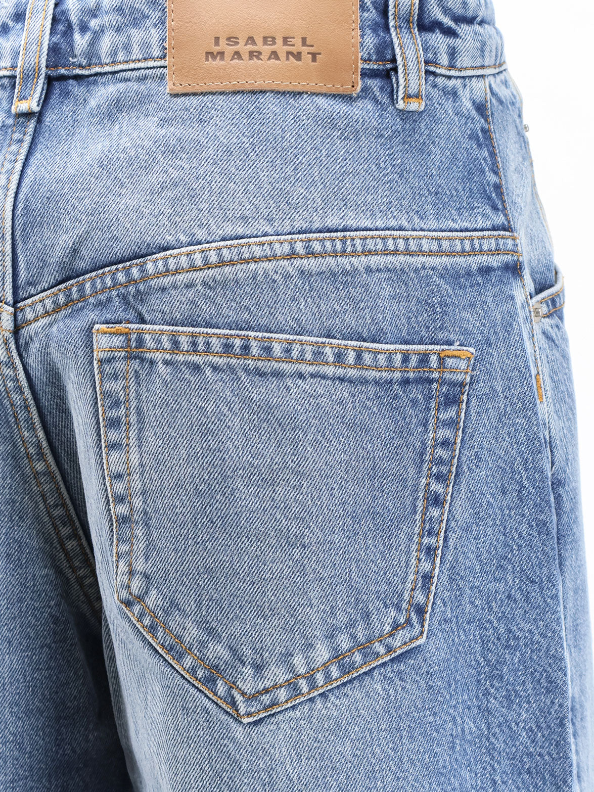 Lemony blue denim jeans