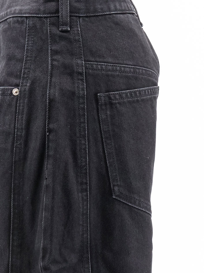 Oriane black denim trousers