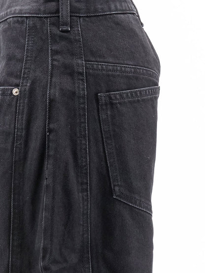 Oriane black denim trousers thumbnail