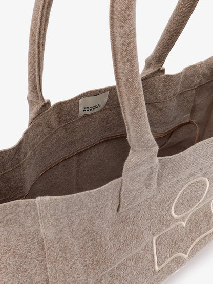Yenky Zipped Cotton Shoulder Bag thumbnail