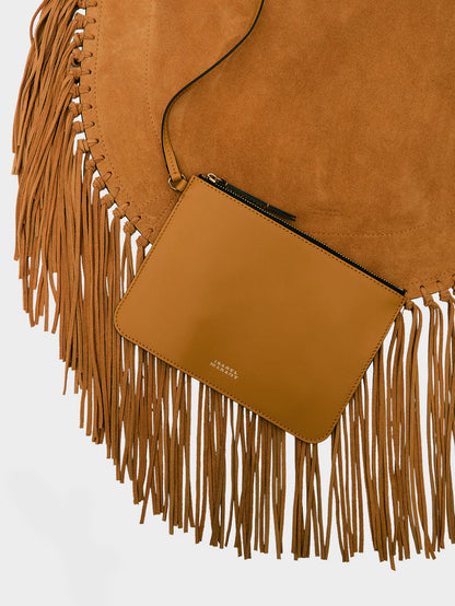 Oskan suede shoulder bag thumbnail