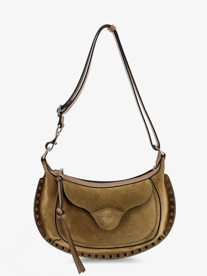 Oskan Moon suede shoulder bag thumbnail