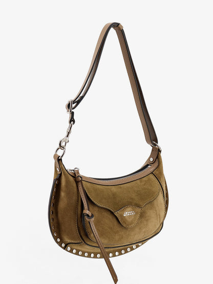 Oskan Moon suede shoulder bag thumbnail