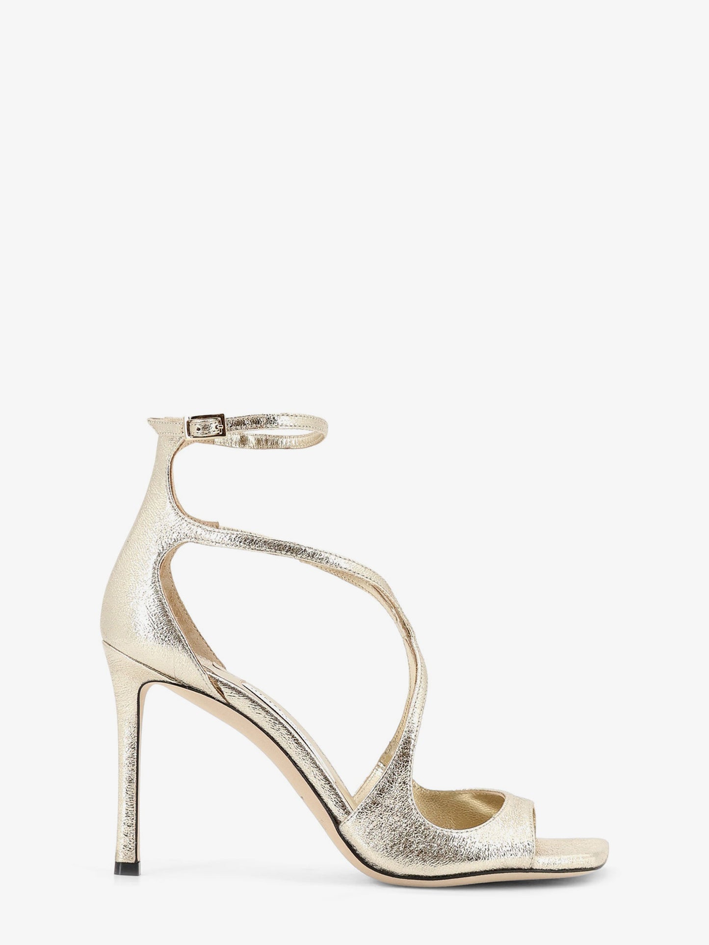Sandali Azia in pelle glitterata