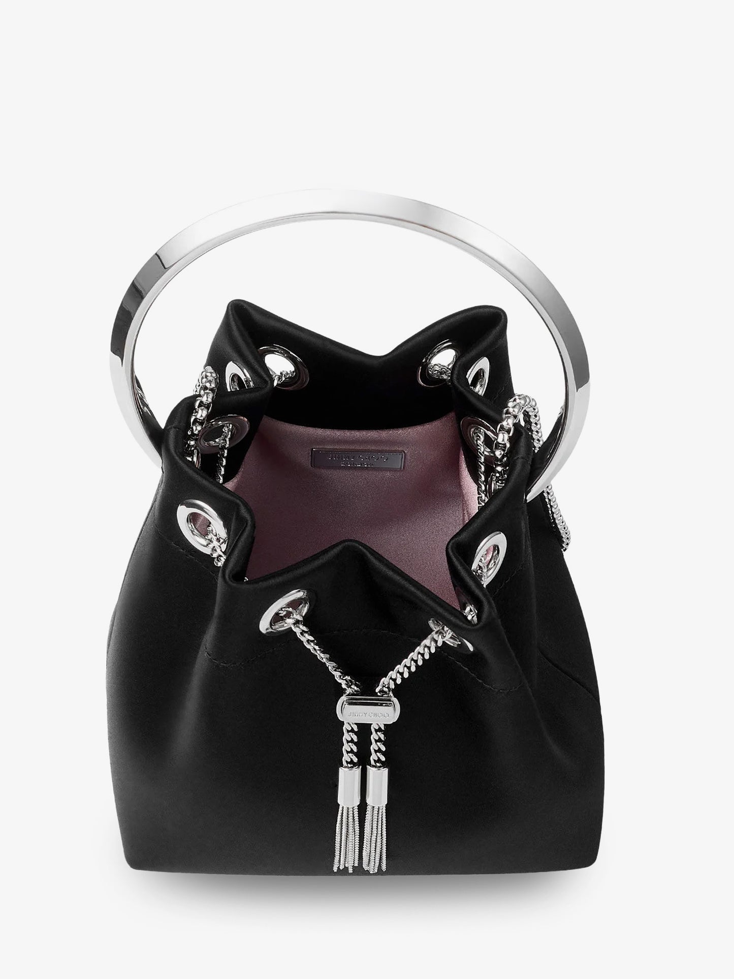 Bon Bon satin bucket bag