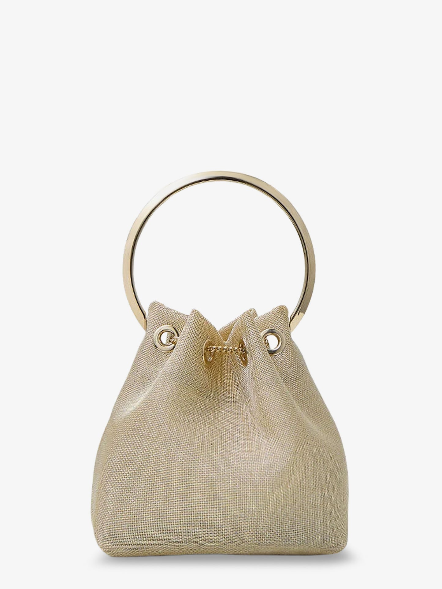 Bon Bon metallic mesh bucket bag
