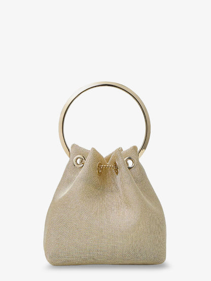 Bon Bon metallic mesh bucket bag thumbnail