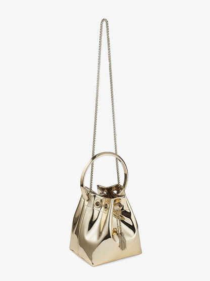 Bon Bon Metallic Leather Bucket Bag thumbnail