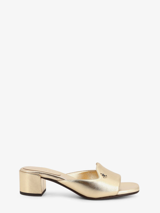 Dina 45 laminated leather sandals