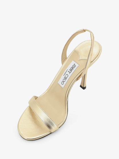 Jenn 100 laminated leather sandals thumbnail