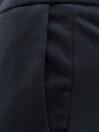 Viscose and stretch cotton trousers thumbnail