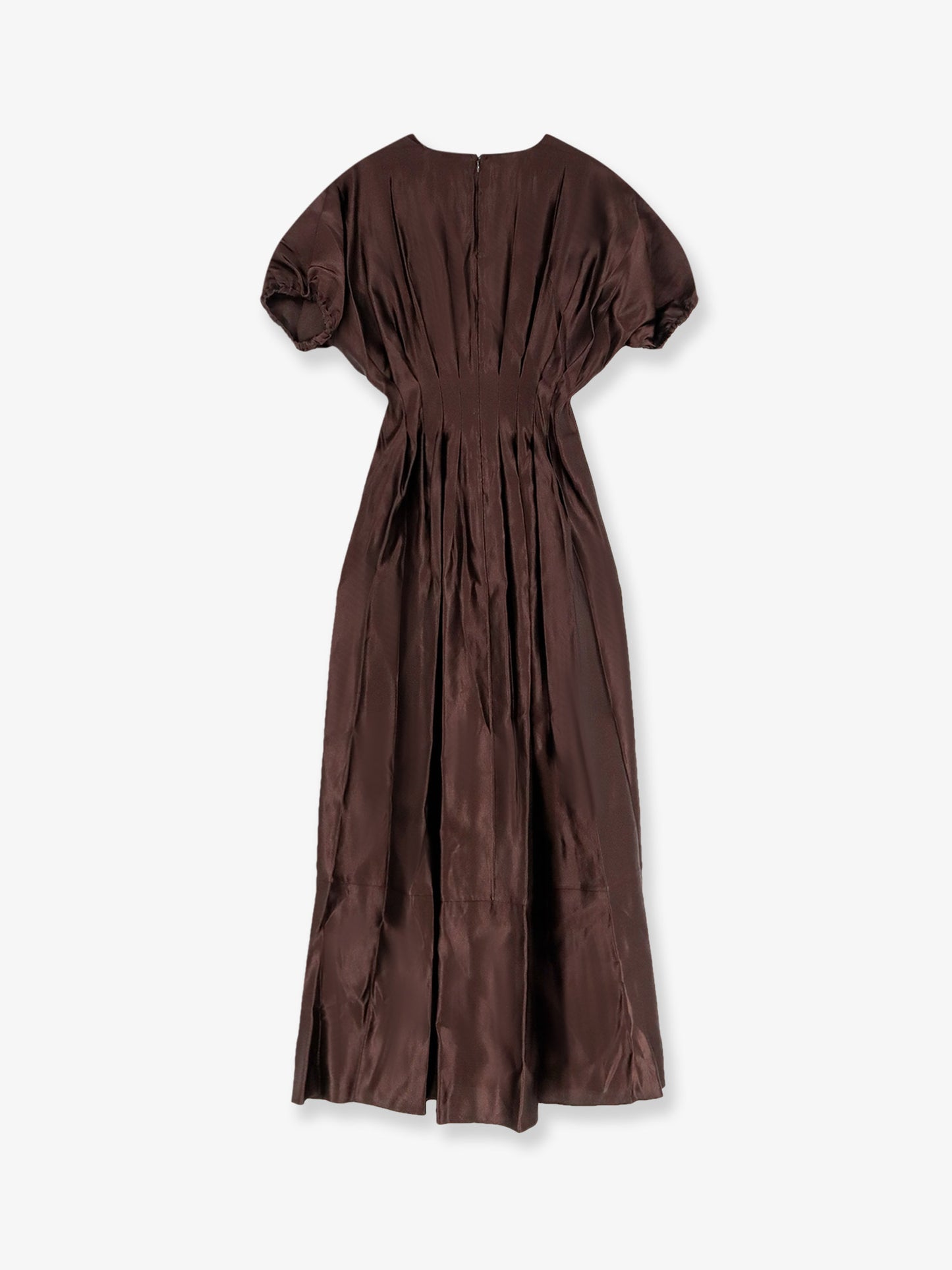 Vestito lungo Nova in misto seta e lino