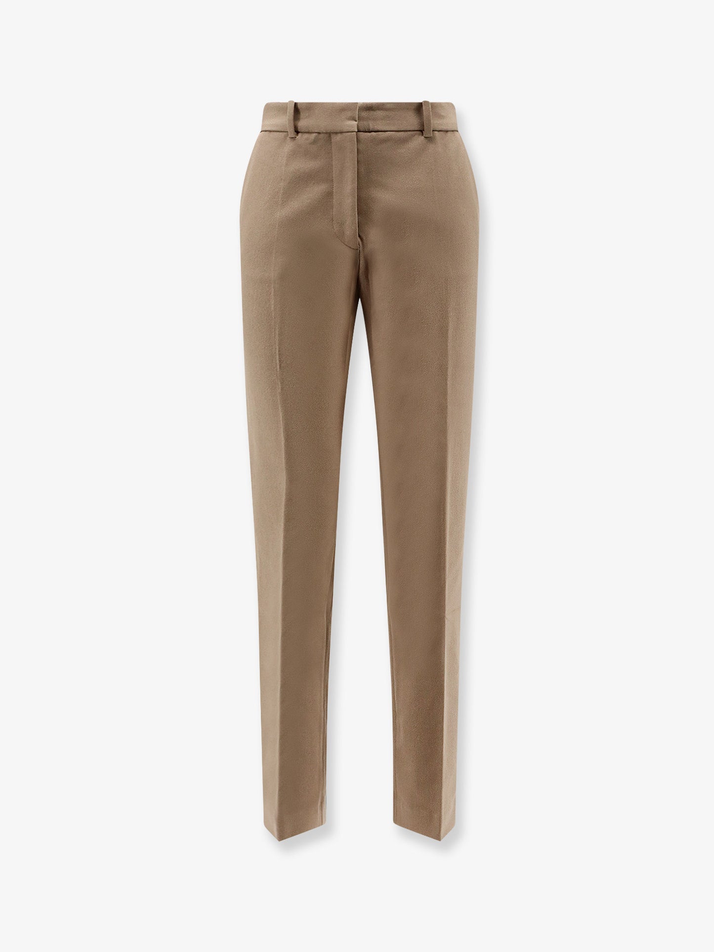 Viscose and stretch cotton trousers