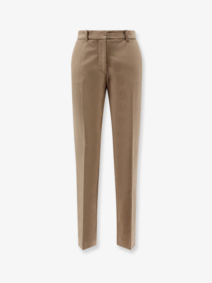 Viscose and stretch cotton trousers thumbnail