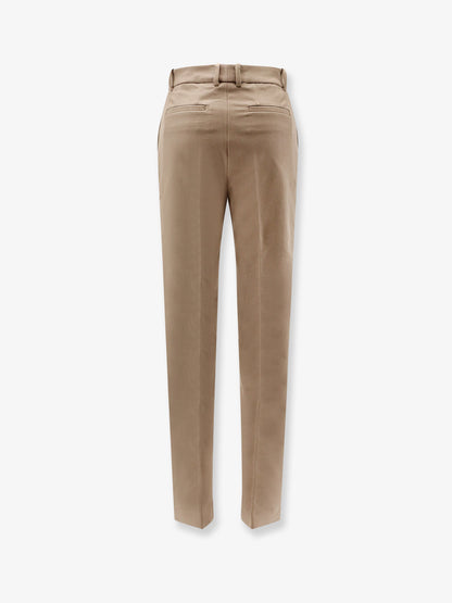 Viscose and stretch cotton trousers thumbnail