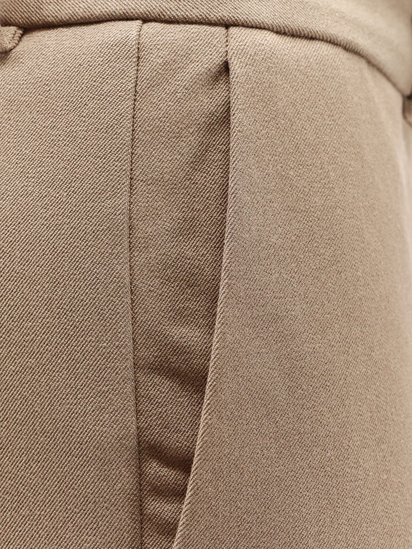Viscose and stretch cotton trousers