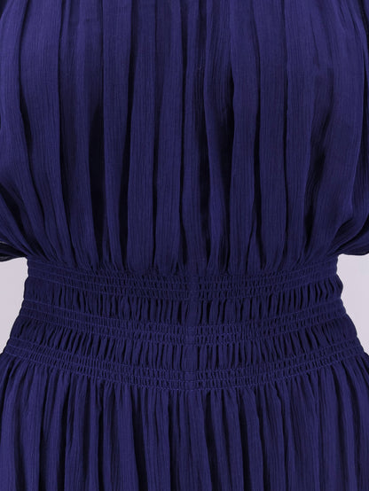 Silk and viscose blend Oliva long dress thumbnail