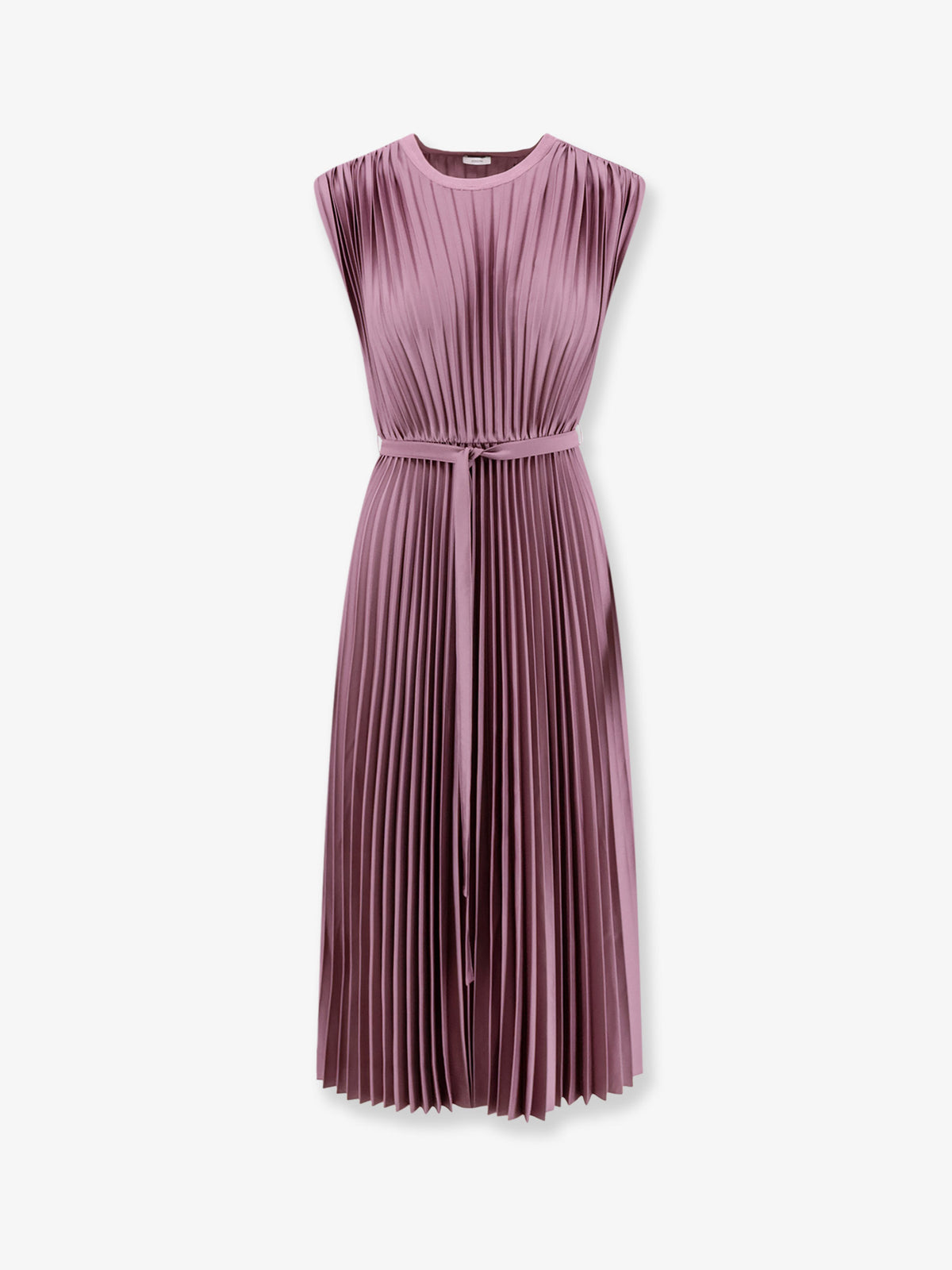 Volta Weave Pleated Long Dress