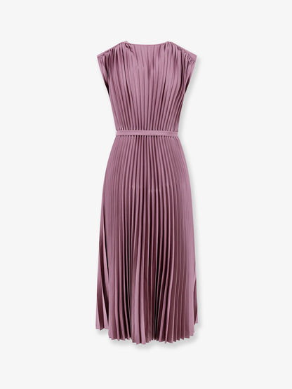 Volta Weave Pleated Long Dress thumbnail