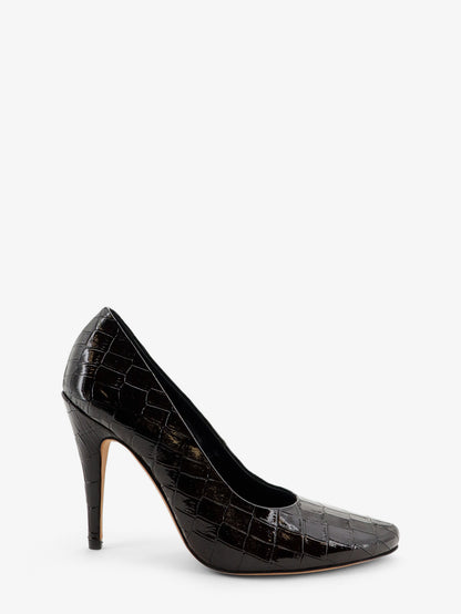 Jerry leather décolleté with croco print thumbnail