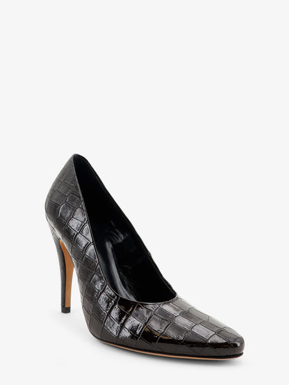 Jerry leather décolleté with croco print thumbnail