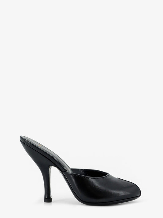 Leather Date Mule Sandals