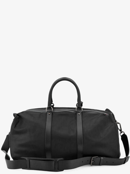 Nylon travel bag with leather inserts thumbnail