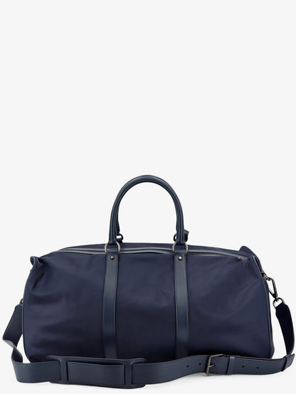 Nylon travel bag with leather inserts thumbnail