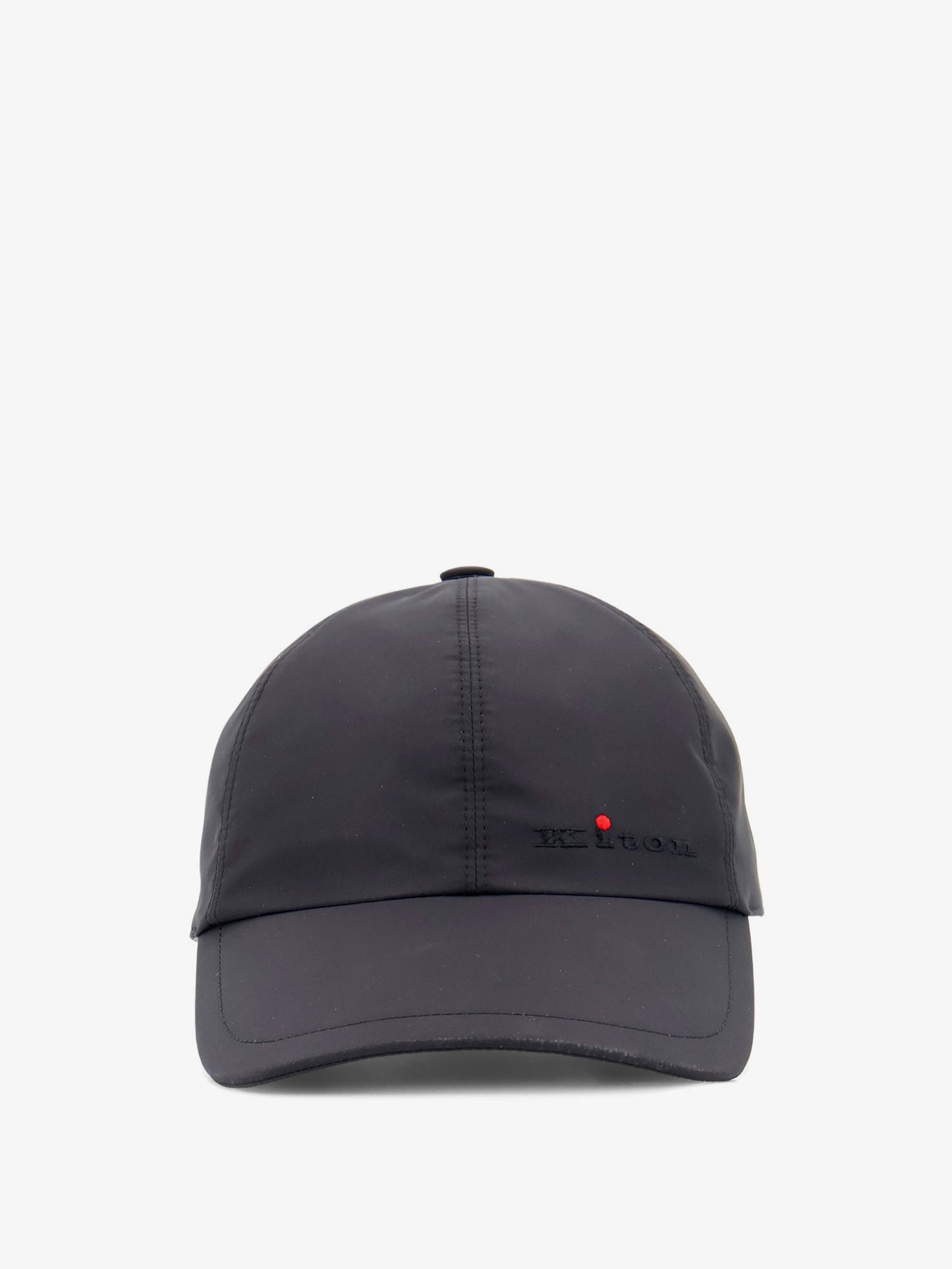Nylon hat with embroidered logo on the front