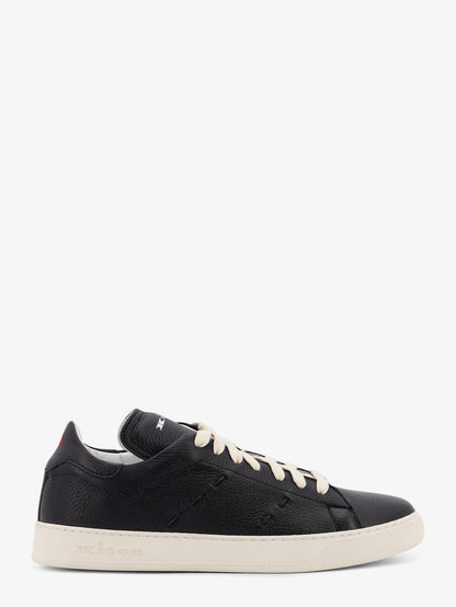 Leather sneakers with iconic side stitching thumbnail