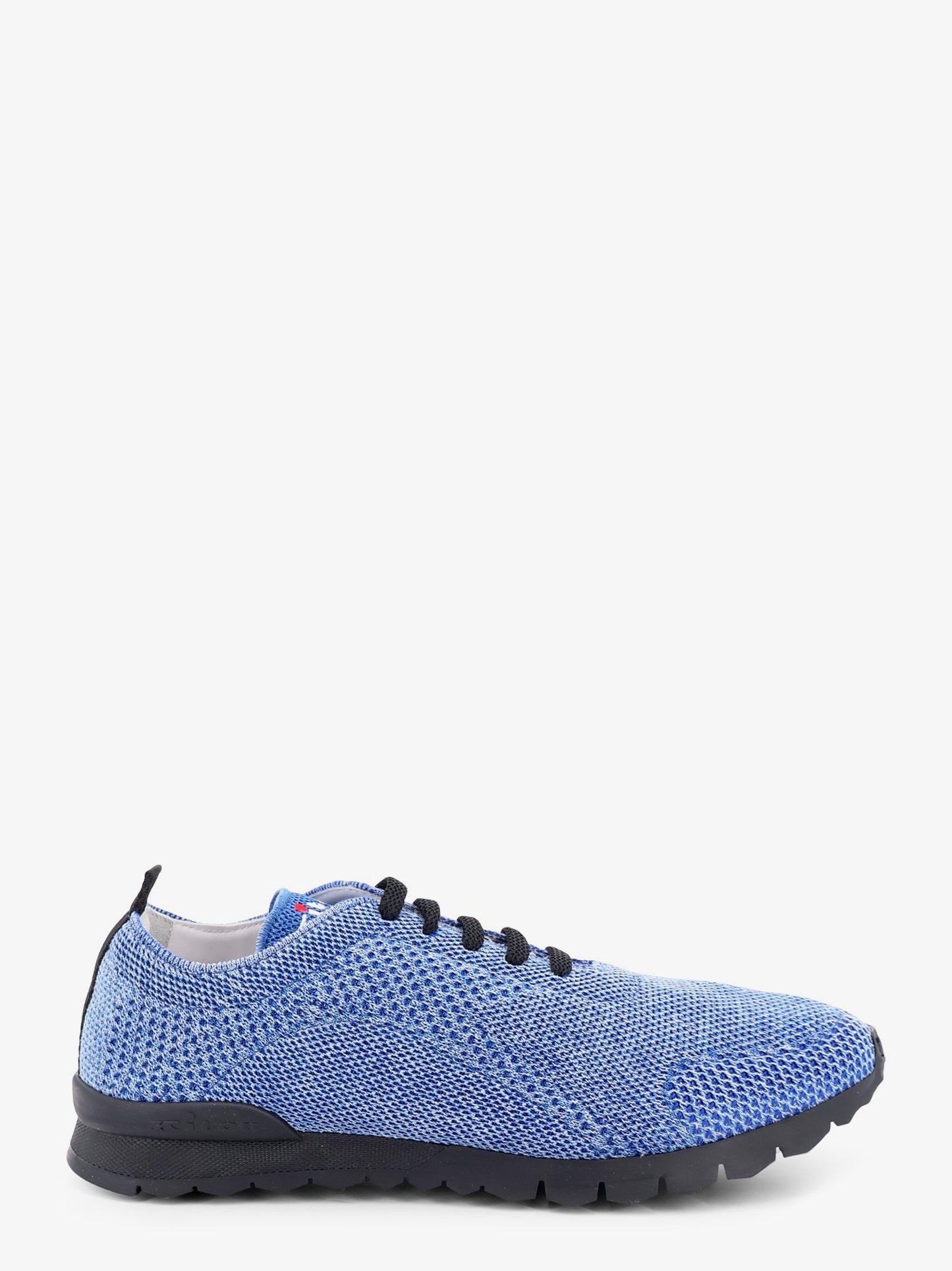 Sneakers in tessuto a maglia con logo ricamato