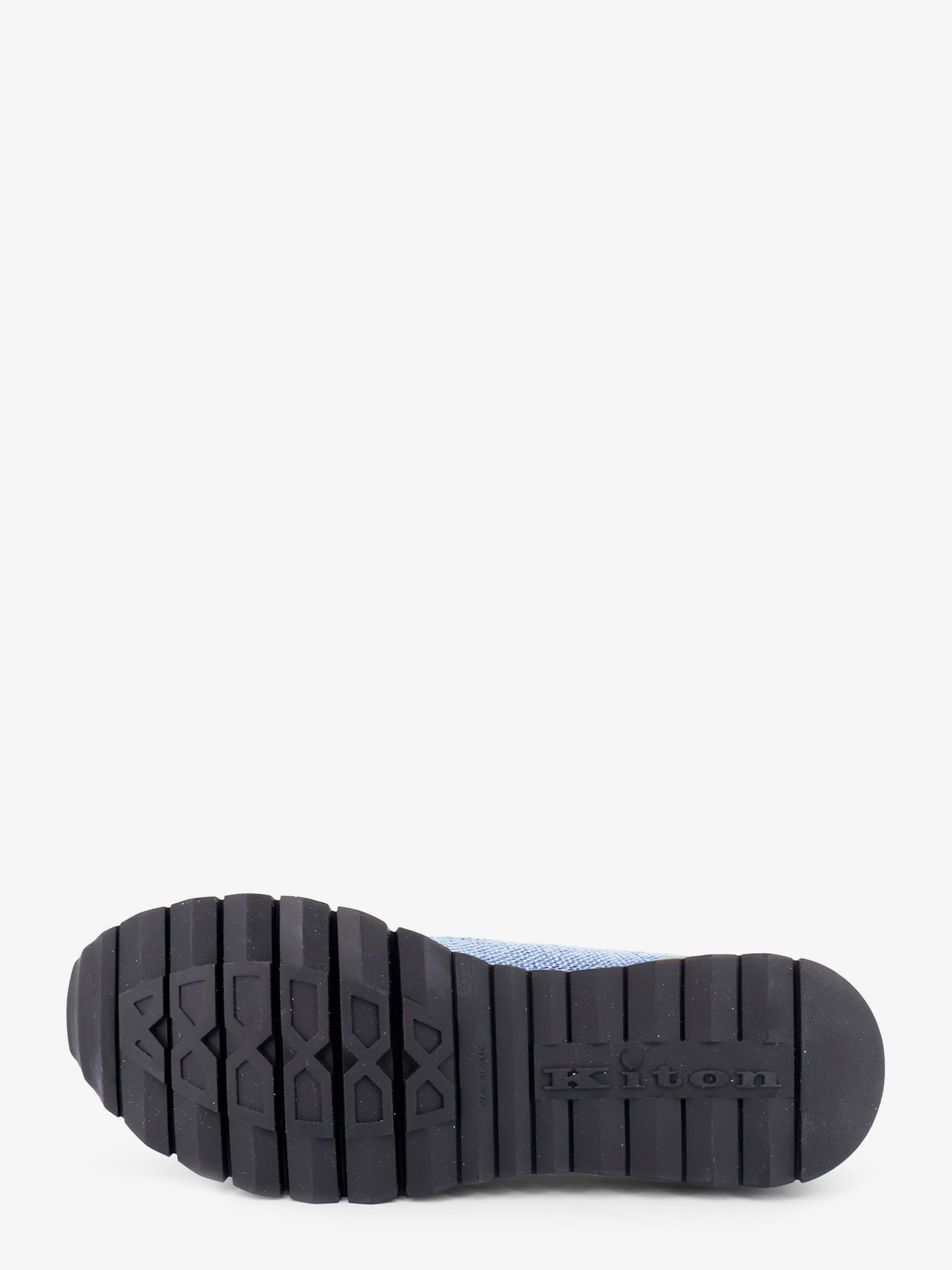 Sneakers in tessuto a maglia con logo ricamato