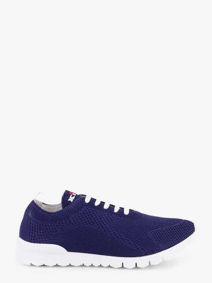 Knitted fabric sneakers with embroidered logo thumbnail