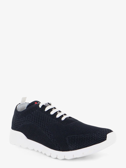Knitted fabric sneakers with embroidered logo thumbnail