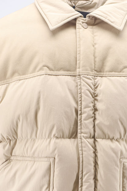 Light Water Repellent cotton and nylon down jacket thumbnail