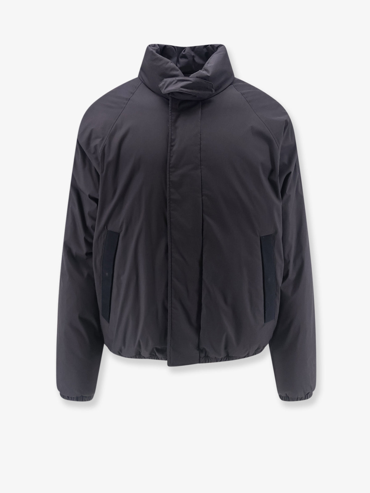 Padded cotton and nylon jacket