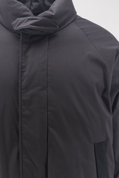 Padded cotton and nylon jacket thumbnail